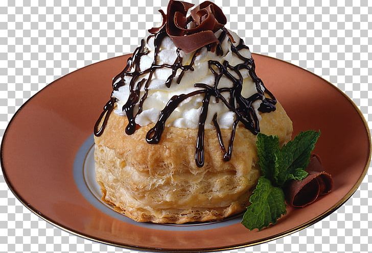 Ice Cream Profiterole Sundae Dame Blanche PNG, Clipart, Cake, Chocolate, Chocolate Syrup, Cream, Dairy Product Free PNG Download