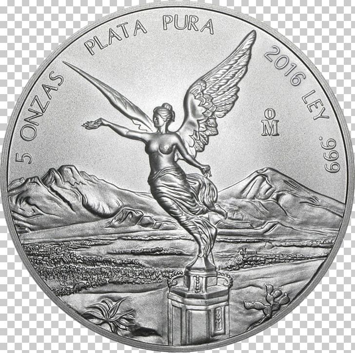 Libertad Silver Coin Ounce Bullion Coin PNG, Clipart, Apmex, Black And White, Bullion Coin, Coin, Currency Free PNG Download