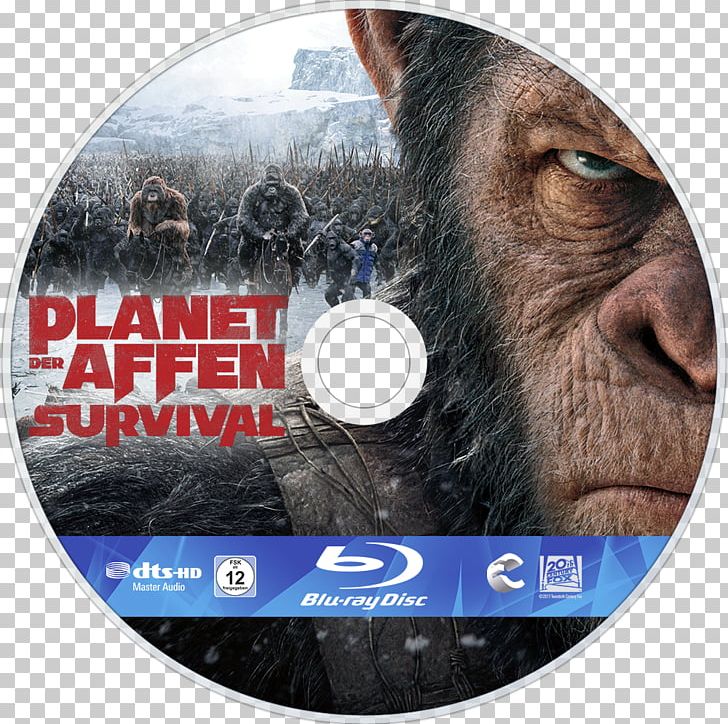 Blu-ray Disc Planet Of The Apes El Planeta De Los Simios Film PNG, Clipart, 2017, Ape, Beneath The Planet Of The Apes, Bluray Disc, Download Free PNG Download