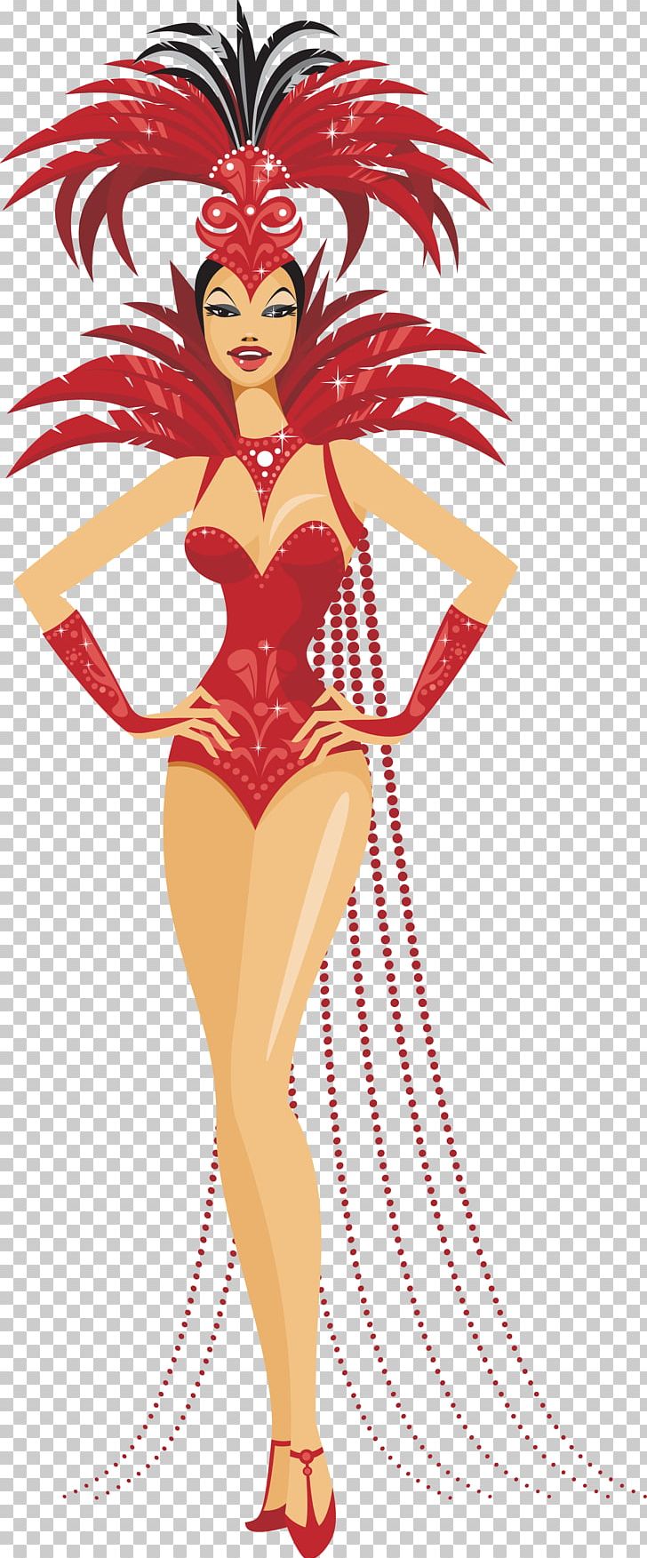 Moulin Rouge Las Vegas Showgirl Dance PNG, Clipart, Art, Cartoon, Costume, Costume Design, Download Free PNG Download