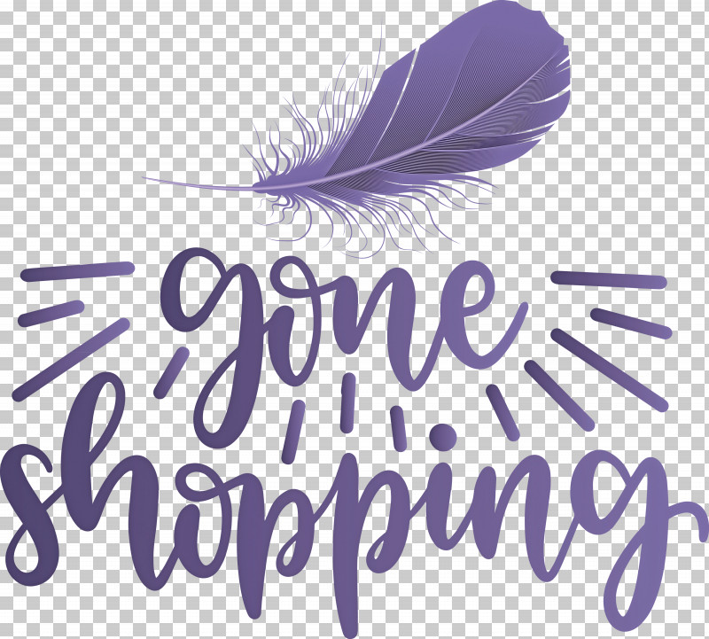 Gone Shopping Shopping PNG, Clipart, Feather, Lavender, Lilac M, Logo, Meter Free PNG Download