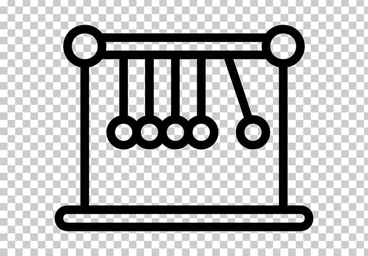 Physics Computer Icons Momentum Newton's Cradle PNG, Clipart, Area, Auto Part, Black And White, Clip Art, Computer Icons Free PNG Download