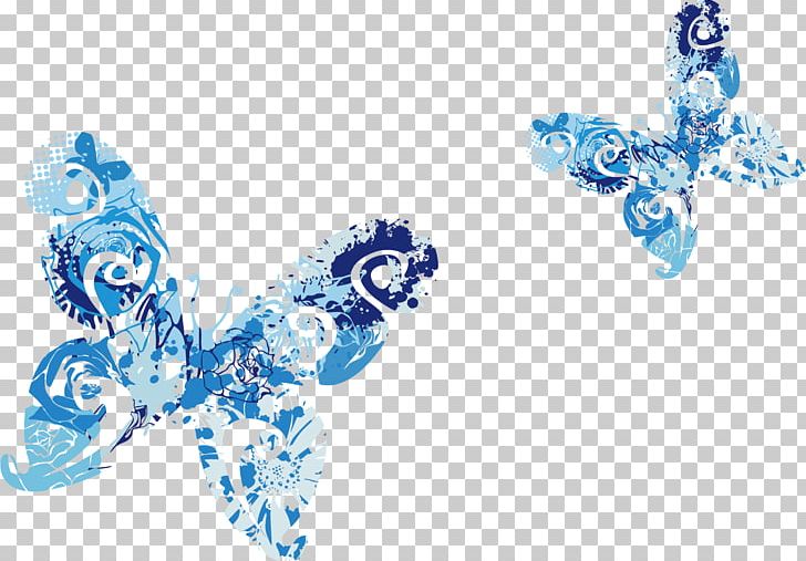 Rendering PNG, Clipart, Blue, Blue Abstract, Blue Vector, Butterfly, Butterfly Material Free PNG Download