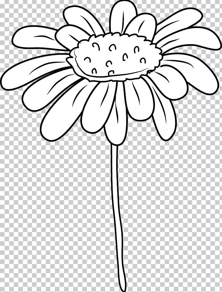 Drawing Common Daisy PNG, Clipart, Artwork, Black, Black And White, Coloring Book, Coloring Pages Free PNG Download