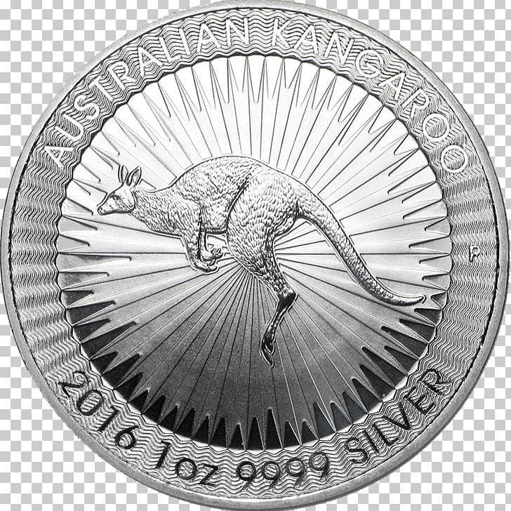 Perth Mint Australian Silver Kangaroo Bullion Coin Silver Coin PNG, Clipart, Australia, Australian Silver Kangaroo, Bitcoin Silver, Black And White, Bullion Free PNG Download