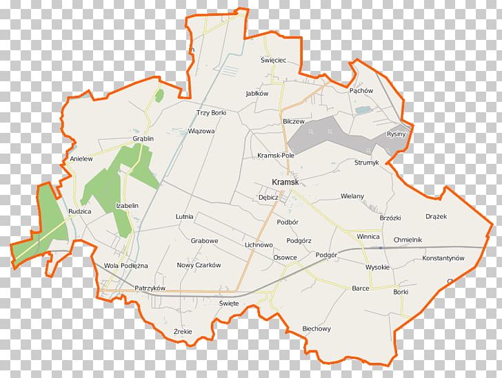 Gmina Ślesin Kramsk Podgórz Konin Voivodeship Map PNG, Clipart, Area, Diagram, Encyclopedia, Greater Poland Voivodeship, Land Lot Free PNG Download