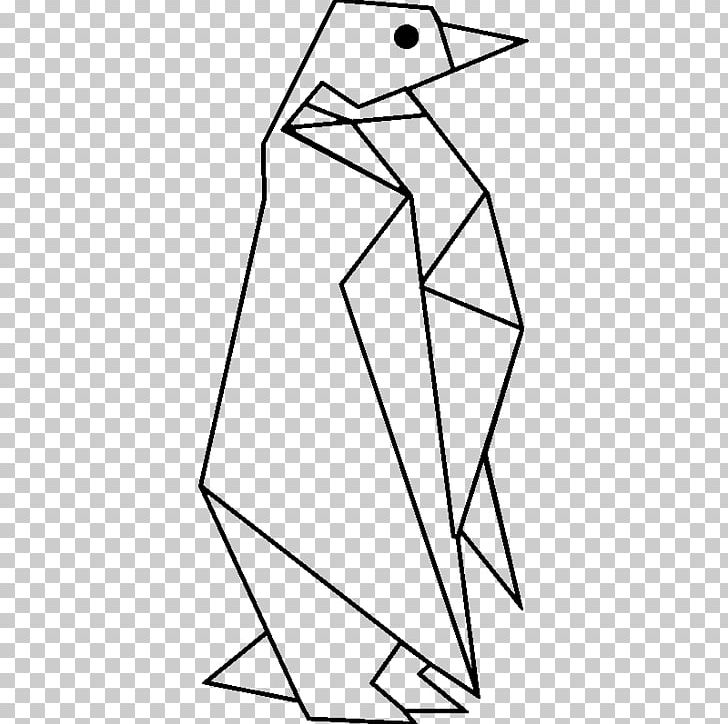 Paper Penguin Drawing Origami Pattern PNG, Clipart, Angle, Animals, Area, Art, Art Paper Free PNG Download