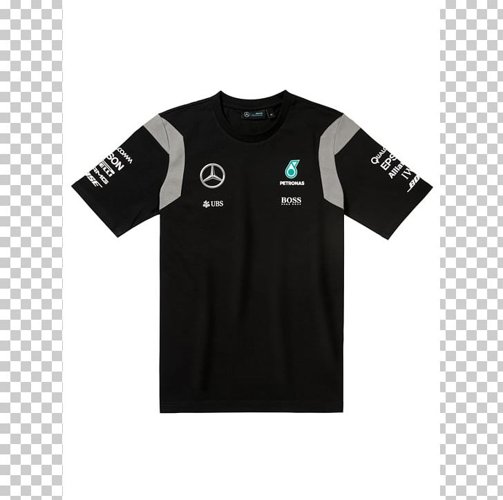 Mercedes AMG Petronas F1 Team Mercedes-Benz C-Class T-shirt Car PNG, Clipart, Active Shirt, Angle, Black, Car, Jacket Free PNG Download