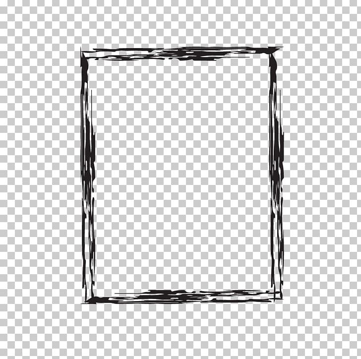 Ink Brush Scratch PNG, Clipart, Angle, Area, Black And White, Border, Border Frame Free PNG Download