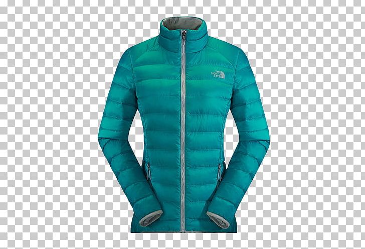 The North Face Jacket Polar Fleece Down Feather Columbia Sportswear PNG, Clipart, Blue, Blue Down Jacket, Clothing, Coat, Collar Free PNG Download