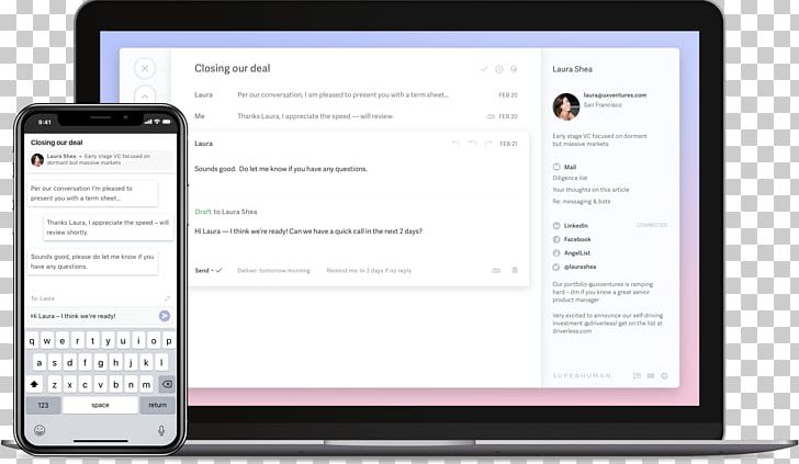 Computer Program Superhuman Email PNG, Clipart, Computer, Computer Program, Electronic Device, Electronics, Email Client Free PNG Download