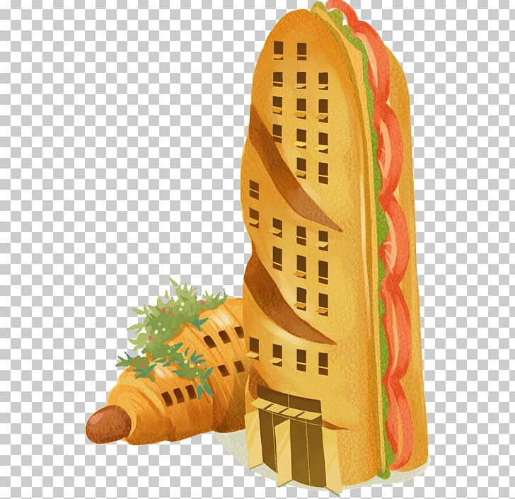 Bread Building Illustration PNG, Clipart, Bread, Build, Building, Buildings, Creative Free PNG Download