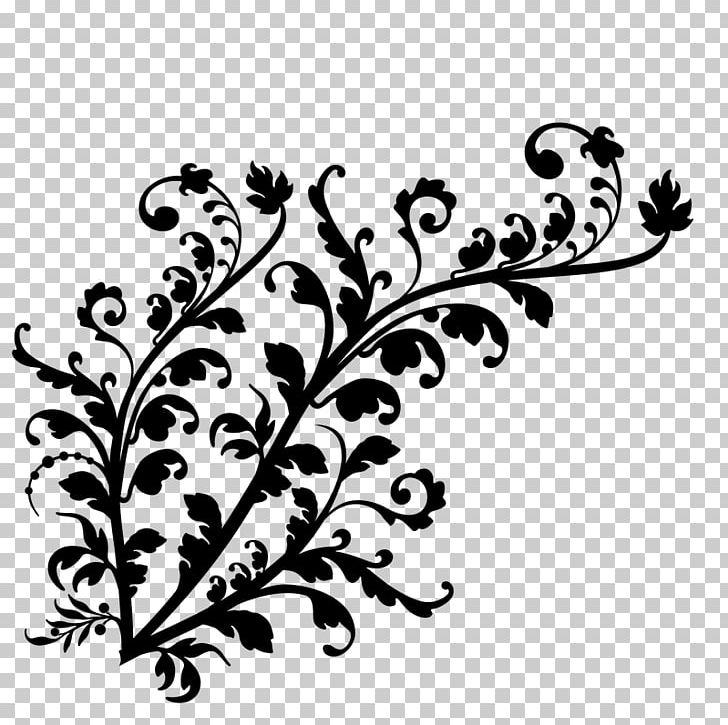 Floral Design Flower PNG, Clipart, Black And White, Branch, Brush, Bunga, Clip Art Free PNG Download