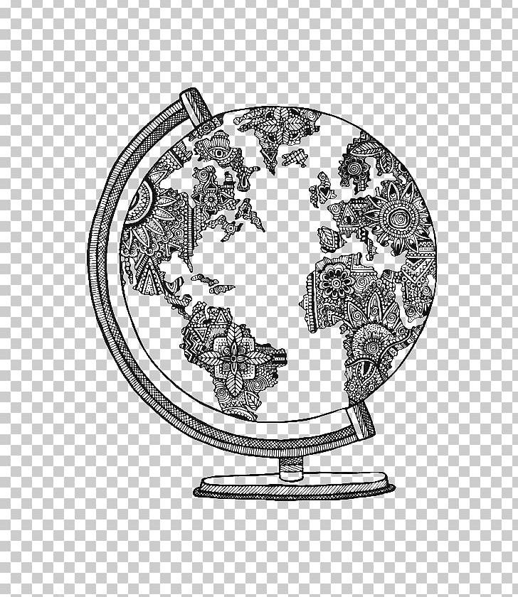 Globe World Drawing Sketch PNG, Clipart, Art Museum, Black, Black And White,  Cartoon, Cartoon Globe Free
