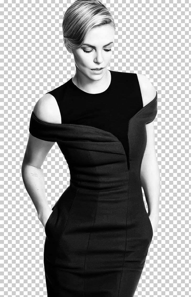 Charlize Theron Actor Celebrity PNG, Clipart, Abdomen, Arm, Beauty, Black, Black And White Free PNG Download