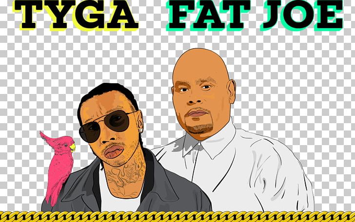 Tyga Fat Joe Facial Hair Human Behavior מגה טיקטס (MEGATICKETS) PNG, Clipart, Brand, Cartoon, Comedy, Communication, Conversation Free PNG Download
