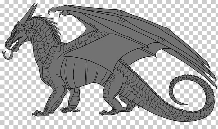 Wings Of Fire Nightwing Dragon Fire Breathing PNG, Clipart, Black And White, Book, Color, Dragon, Drawing Free PNG Download
