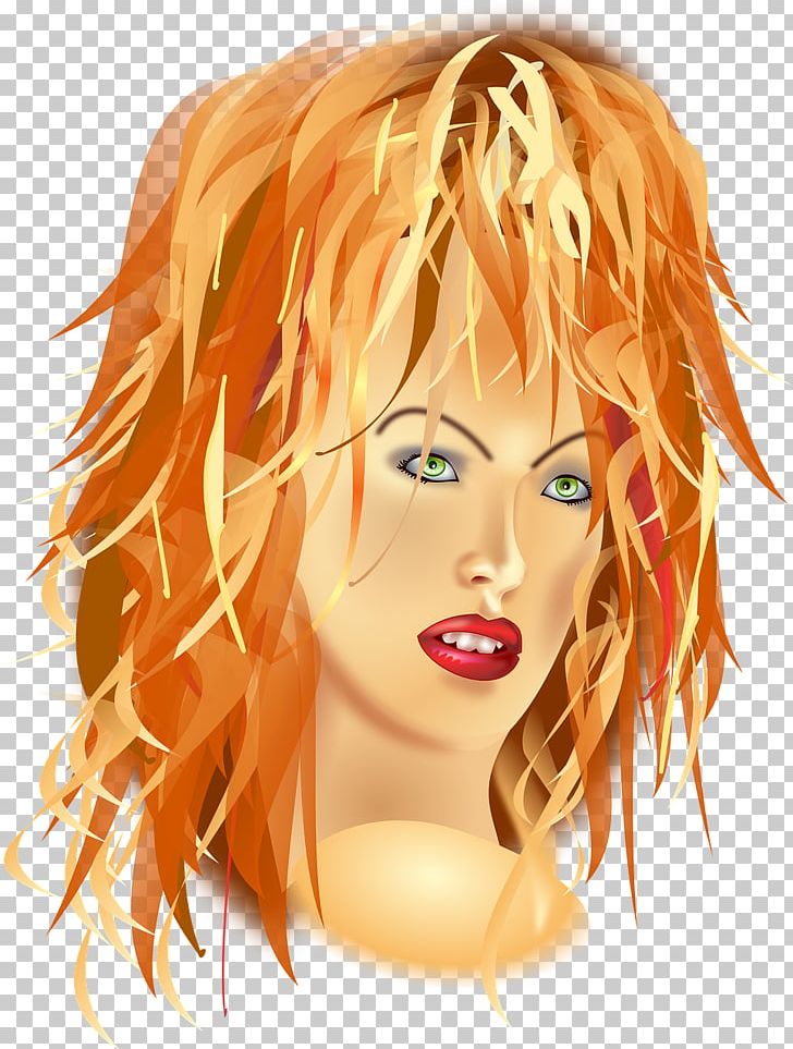 Face Cg Artwork Orange PNG, Clipart, Anime, Art, Beauty, Brown Hair, Cg Artwork Free PNG Download