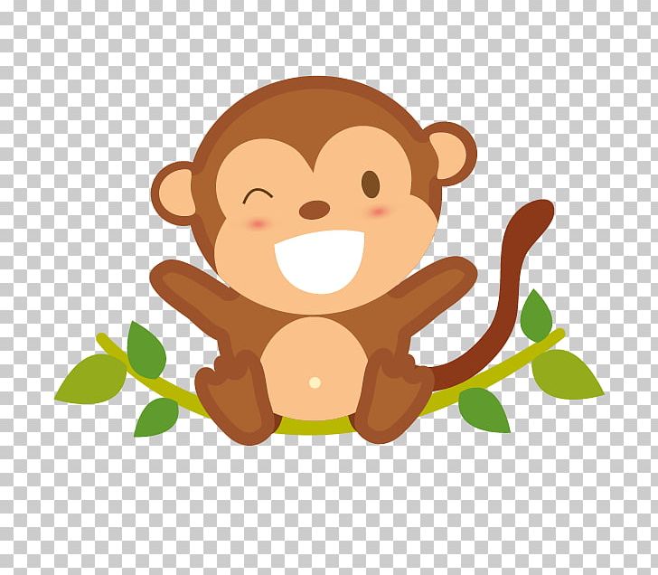Cartoon Monkey Drawing PNG, Clipart, Animals, Carnivoran, Cartoon, Drawing, Fictional Character Free PNG Download