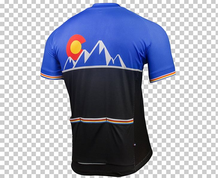 T-shirt Cycling Jersey Sports Fan Jersey PNG, Clipart, Active Shirt, Bicycle, Blue, Clothing, Cold Mountain Kit Free PNG Download