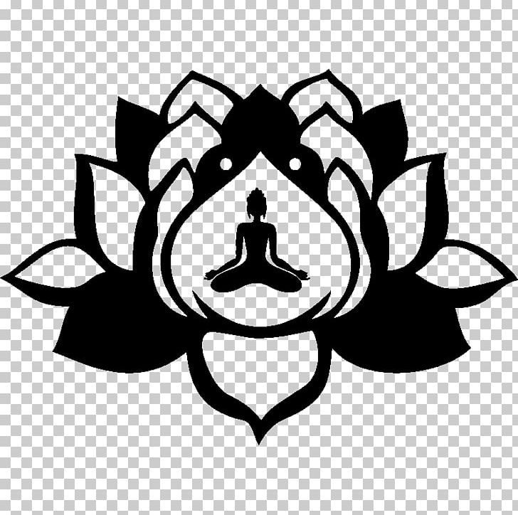 Flower Nelumbo Nucifera Drawing Sticker PNG, Clipart, Artwork, Black, Black And White, Circle, Color Free PNG Download