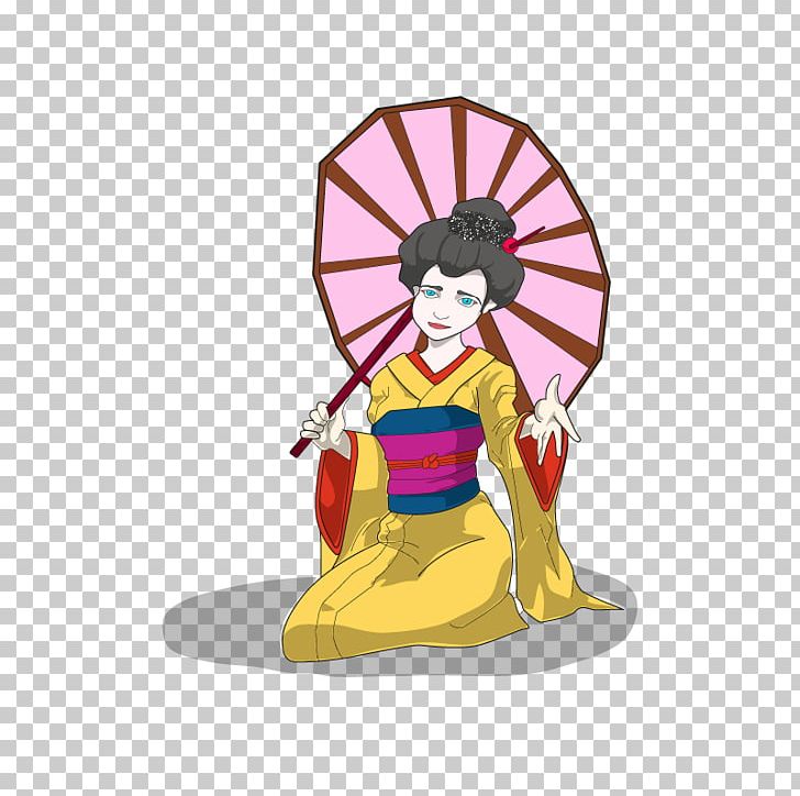 Geisha Drawing Color Texture PNG, Clipart, Character, Color, Coloring ...