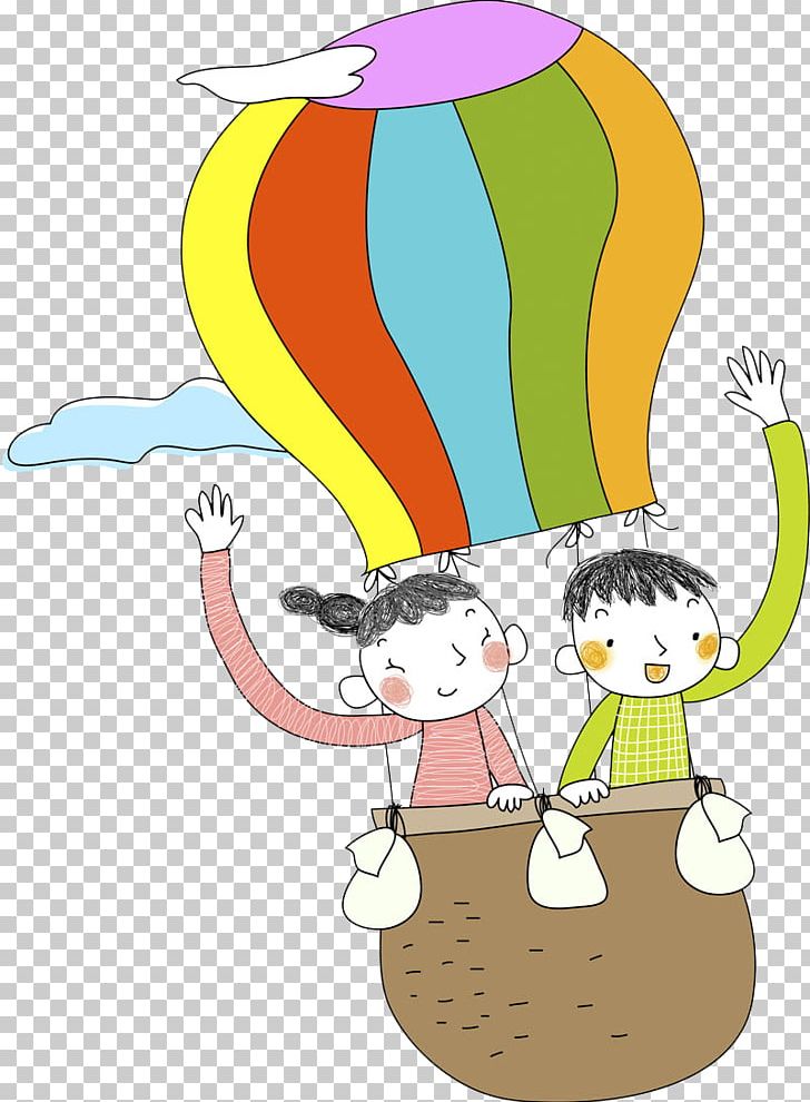 Hot Air Balloon Girl Illustration PNG, Clipart, Air Balloon, Art, Baby Girl, Balloon, Balloon Cartoon Free PNG Download