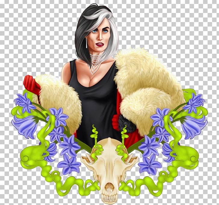 Cruella De Vil Work Of Art Fan Art Floral Design PNG, Clipart, Art, Artist, Cruella De Vil, Extended Real Number Line, Fan Art Free PNG Download