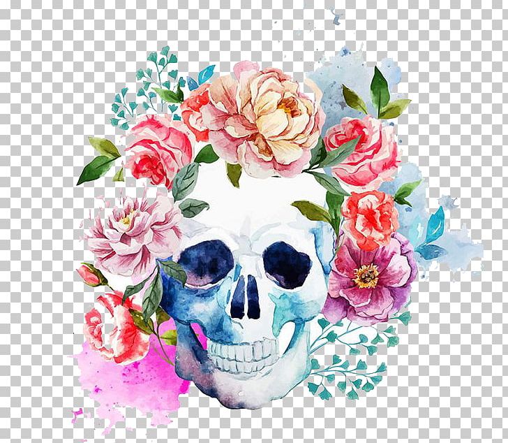 Calavera Human Skull Symbolism Skull Art PNG, Clipart, Bone, Cartoon, Cut Flowers, Day Of The Dead, Flower Free PNG Download