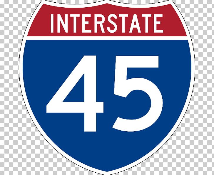 Interstate 45 Interstate 70 Interstate 95 Interstate 10 Interstate 81 PNG, Clipart, Area, Blue, Brand, Highway, I 45 Free PNG Download