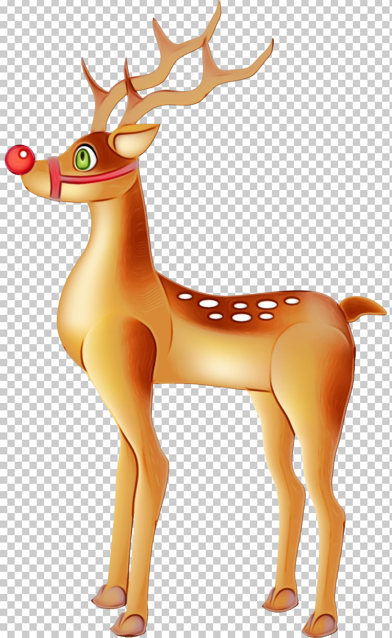 Reindeer PNG, Clipart, Animal Figure, Deer, Fawn, Paint, Reindeer Free PNG Download