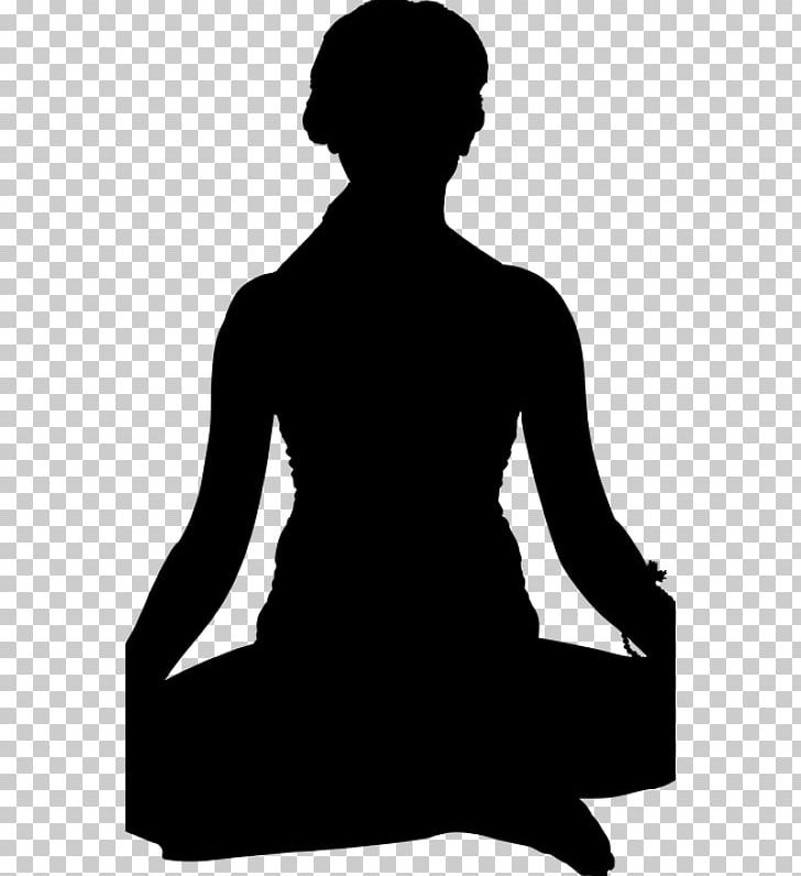 Meditation Silhouette Person Yoga PNG, Clipart, Animals, Arm, Black And White, Exercise, Female Free PNG Download