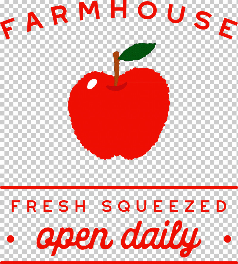 Farmhouse Fresh Squeezed Open Daily PNG, Clipart, Apple, Farmhouse, Flower, Fresh Squeezed, Line Free PNG Download