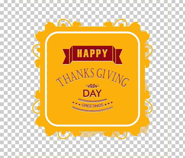 Thanksgiving Yellow Vecteur Greeting Card PNG, Clipart, Biglietto, Birthday, Brand, Christmas Tag, English Free PNG Download