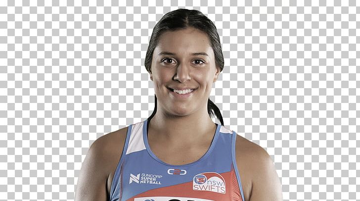Abbey McCulloch New South Wales Swifts Suncorp Super Netball Sport PNG, Clipart, Abbey Mcculloch, Active Undergarment, Arm, Athlete, Athletics Free PNG Download