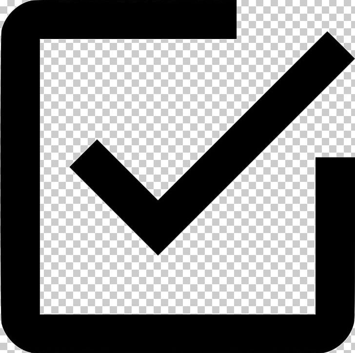 Checkbox Computer Icons Check Mark PNG, Clipart, Angle, Black, Black And White, Box, Brand Free PNG Download