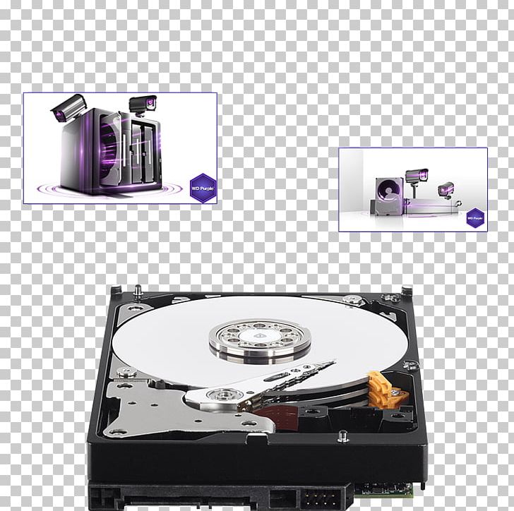 Serial ATA Hard Drives WD Purple SATA HDD Western Digital Terabyte PNG, Clipart, Closedcircuit Television, Data Storage, Disk Storage, Electronics, Hard Drives Free PNG Download