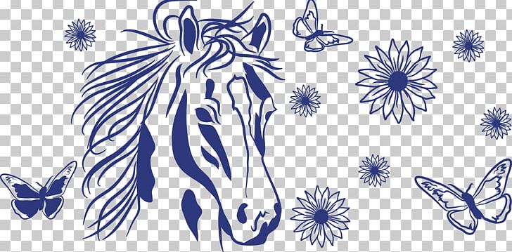 Wall Decal Horse Sticker PNG, Clipart, Area, Art, Artwork, Black And White, Branch Free PNG Download