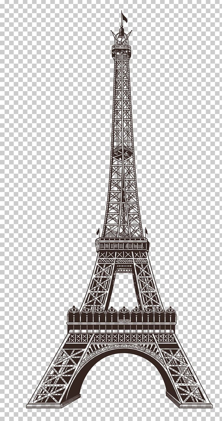 Eiffel Tower Champ De Mars Exposition Universelle Paper PNG, Clipart, Black And White, Building, Buildings, Cloth Napkin, Decoupage Free PNG Download
