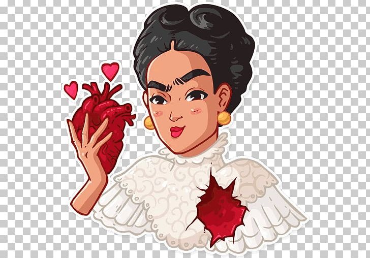 Frida Kahlo Sticker Telegram Artist PNG, Clipart, Anim, Art, Artist, Beauty, Character Free PNG Download