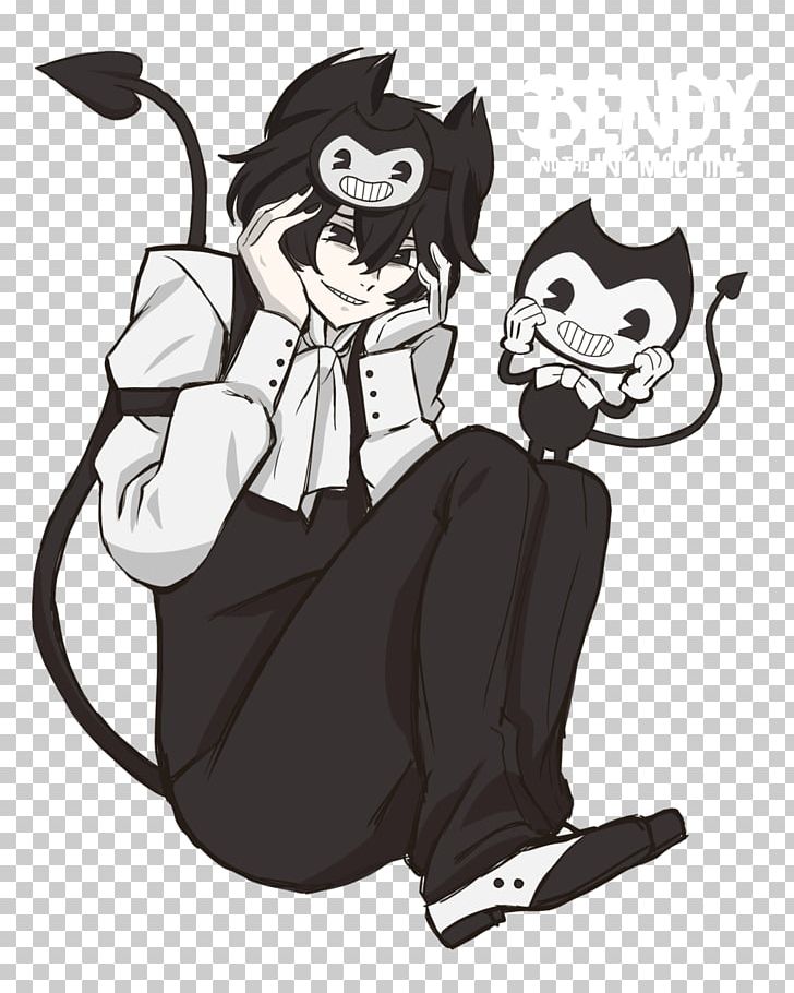 Bendy And The Ink Machine Drawing PNG, Clipart, Anime, Bendy And The Ink Machine, Black, Carnivoran, Cat Like Mammal Free PNG Download