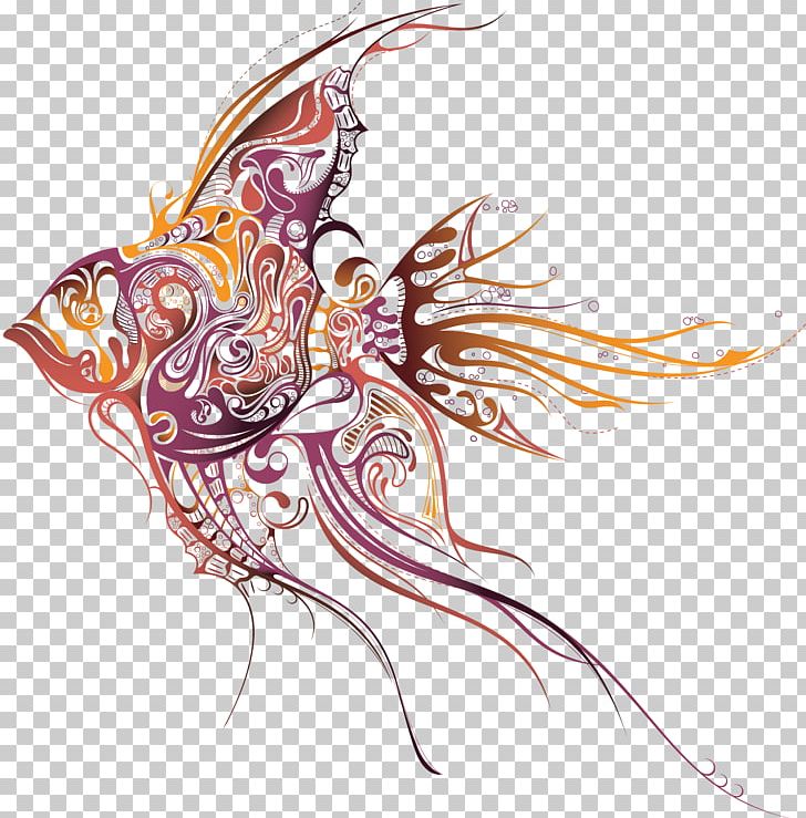 Tattoo Artist Fish Drawing PNG, Clipart, Angelfish, Animals, Art, Blood Parrot Cichlid, Costume Design Free PNG Download