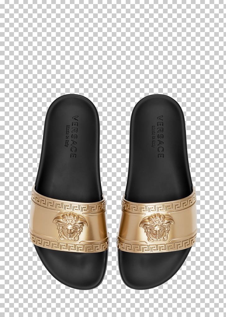 Medusa Versace Men Slide Slipper PNG, Clipart, Brown, Fashion, Footwear, Leather, Man Free PNG Download