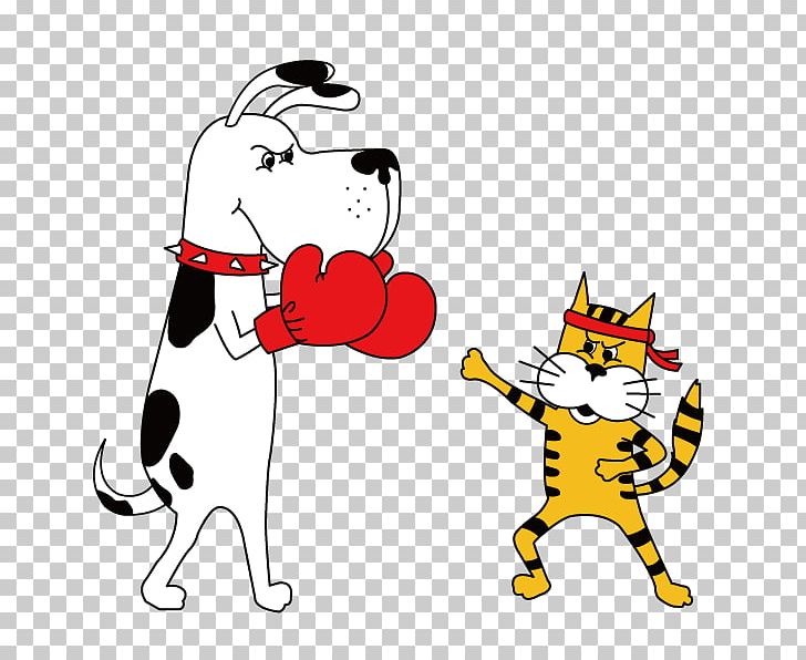Cat Dog Fighting Kitten PNG, Clipart, Animals, Boxing, Carnivoran, Cartoon,  Cat Like Mammal Free PNG Download
