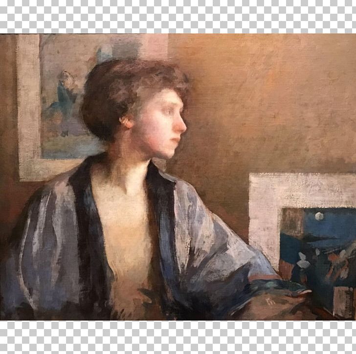 Portrait William McGregor Paxton The Blue Kimono Oil Painting PNG, Clipart, Abstract Art, Art, Artist, Art Museum, Henry Raeburn Free PNG Download