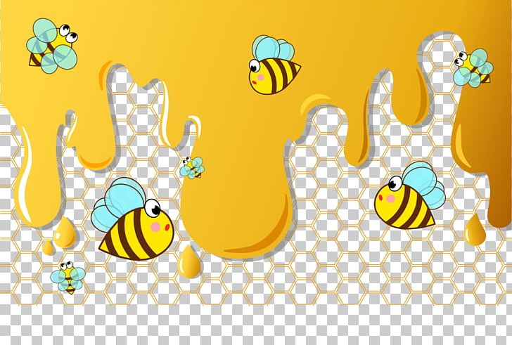 Honey Bee Illustration PNG, Clipart, Bee Vector, Cartoon, Cartoon Animals, Cartoon Character, Cartoon Eyes Free PNG Download