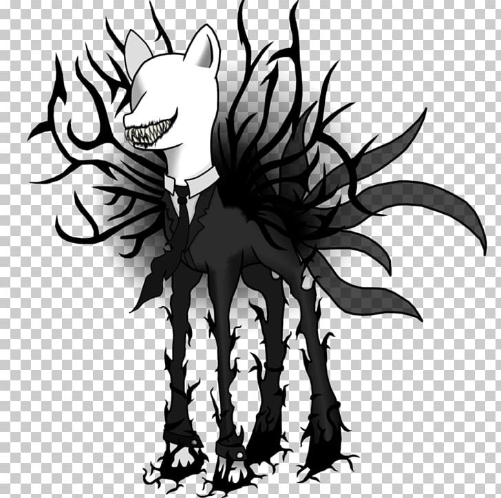 Slenderman Rarity Pony Drawing Character PNG, Clipart, Equestria, Fictional Character, Mammal, Miscellaneous, Monochrome Free PNG Download