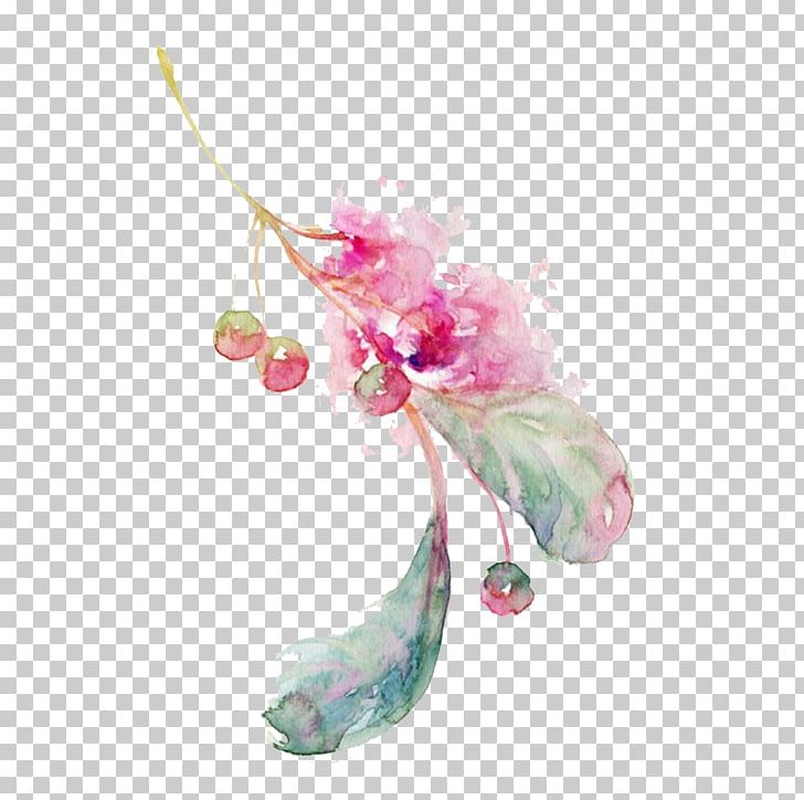 Watercolor Painting Drawing PNG, Clipart, Cherry Blossom, Cherry Blossoms, Color, Encapsulated Postscript, Flower Free PNG Download