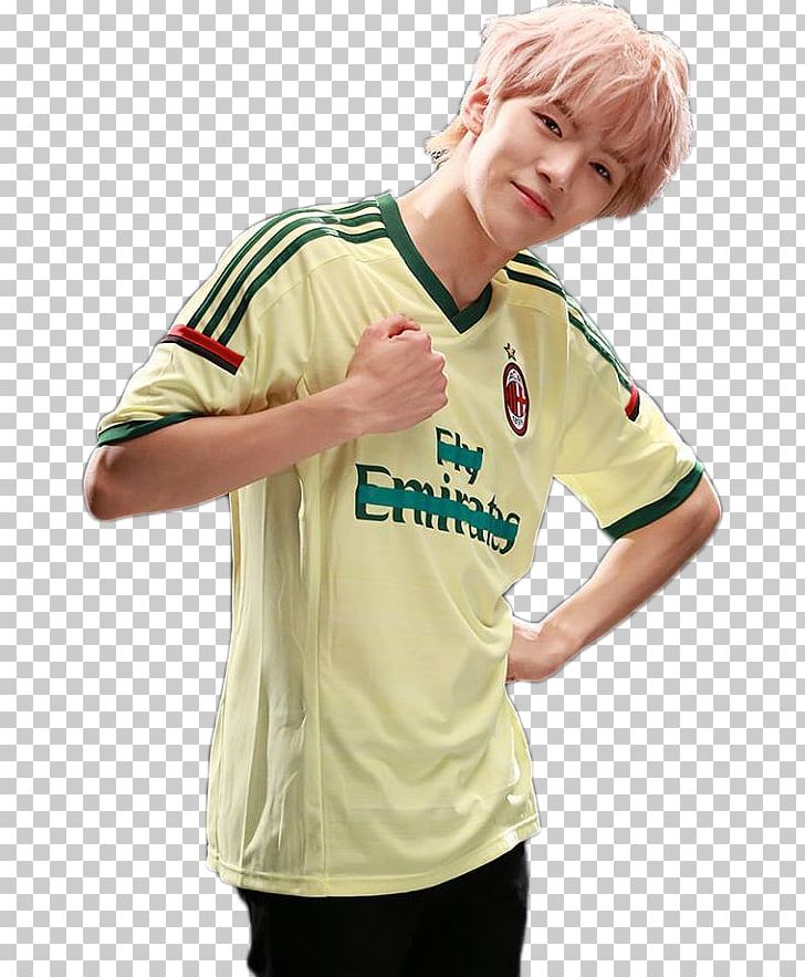 Monsta X K-pop RUSH PNG, Clipart, Arm, Clothing, Green, Jersey, Joint Free PNG Download