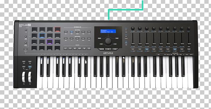 Arturia Keylab-MKII-49 MIDI Controllers MIDI Keyboard PNG, Clipart, Analog Synthesizer, Controller, Digital Piano, Electronics, Input Device Free PNG Download